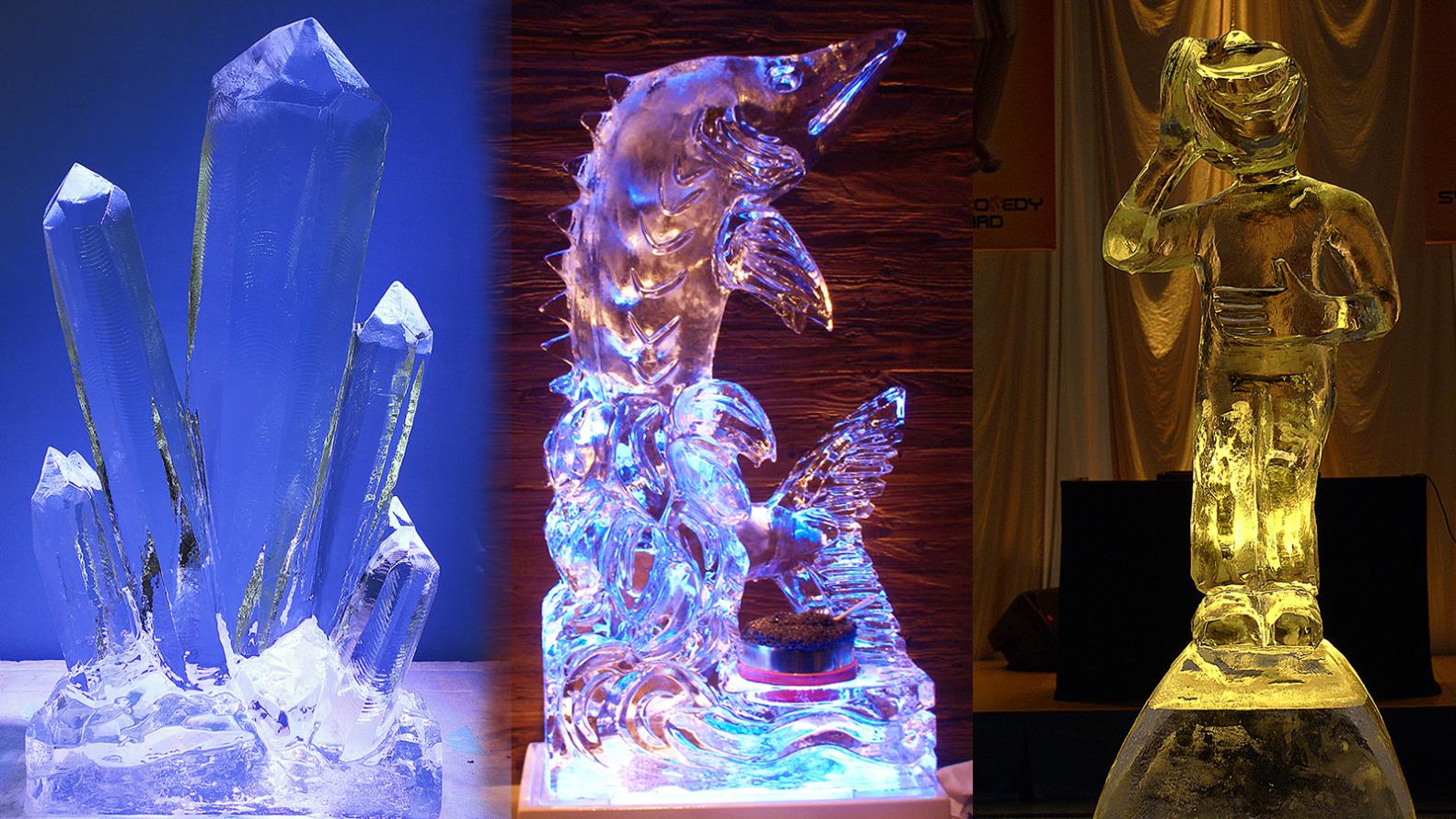 eisskulpturen eisfiguren